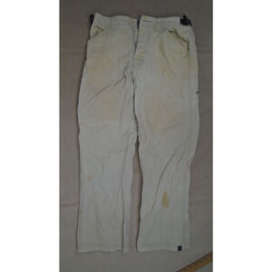 Vintage Tony Hawk Mens Cargo Pants Cordury LooseUtility Baggy Biege Skater 32